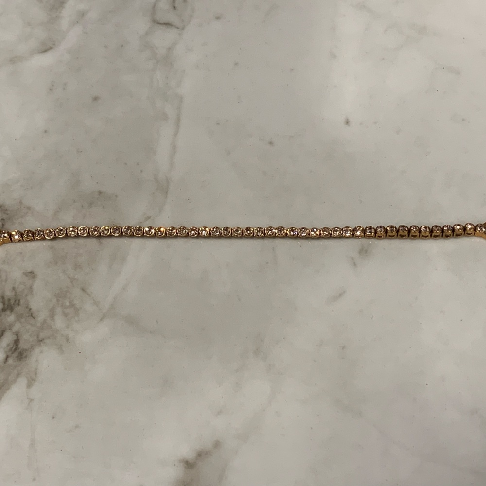SWAROVSKI rose gold tennis bracelet